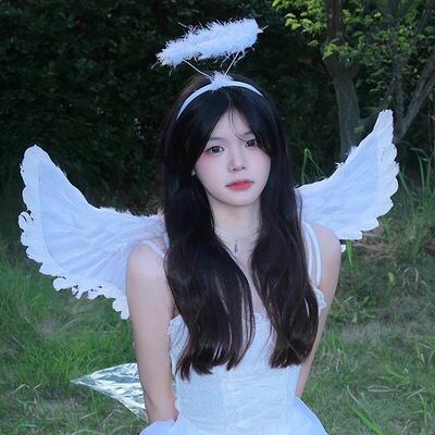 Halloween Children Adult Angel Wings Feather Wings万圣节翅膀