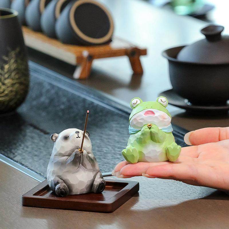茶宠可养可爱萌宠香插桌面摆件茶桌茶台茶玩线香檀香沉香炉香托座,家居饰品,桌面摆件,淘宝优惠券,粉丝福利购,淘宝优惠卷