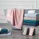 Towel Set Absorbent 100% Towels Bath Adult Solid Cotton