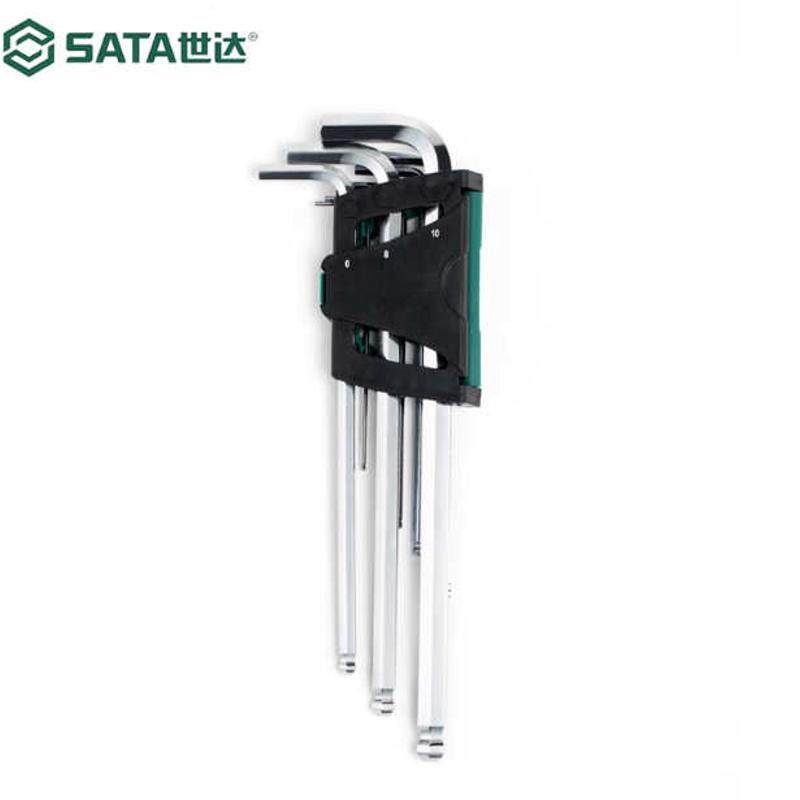 世达9件加长内六角扳手组套09105 09107 09103 09101