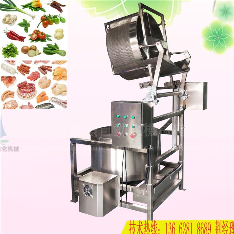 海产品脱水机不锈钢甩干机腐竹全自动倒料脱水机上料出料脱油机
