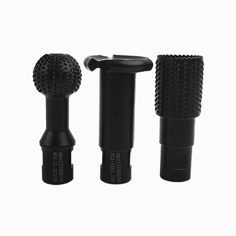 木工开槽器合金旋转锉三合一套装打磨开孔扩孔打磨球凿雕刻工具