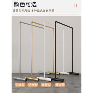 Bold镀锌水管晾衣架服装店陈列架落地式女装童装店货架侧挂式龙门