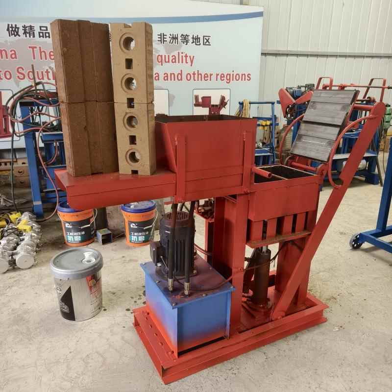 粘土家用打砖机免烧水泥制砖机手动可移动混凝土砌块成型机器