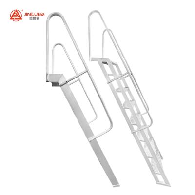 加厚焊接金铝合阁楼家用登楼梯室基外坑爬梯车用jlb梯工梯程库房
