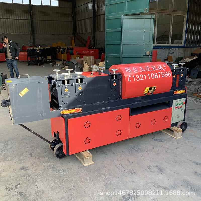 钢矫管校机脚手架多功能钢管调直除UZU锈直机外架管正取直机钢厂