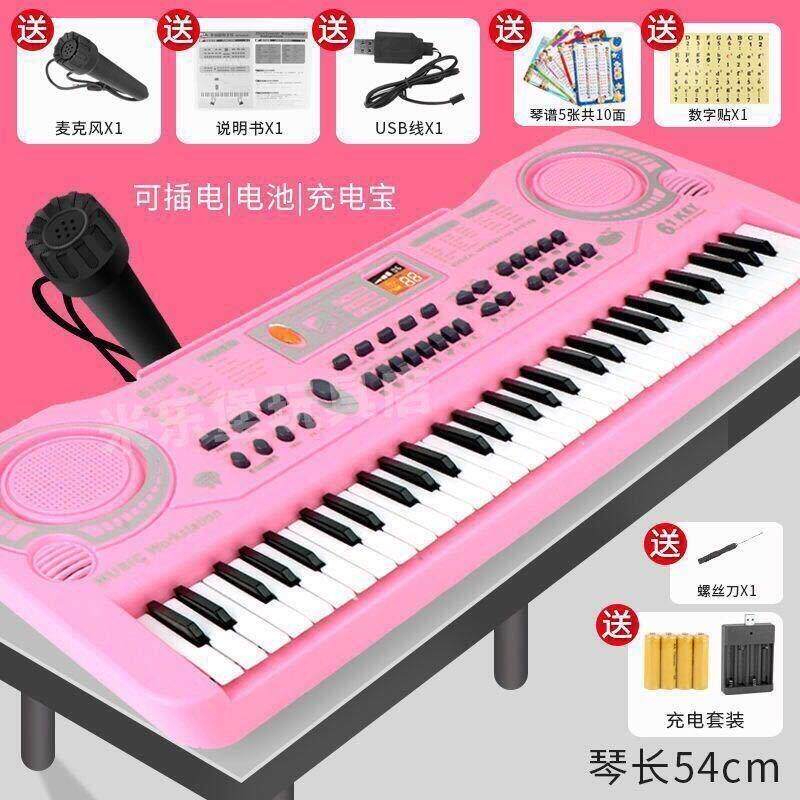 高档儿童玩具能7键数字键盘婴3钢儿琴教育手智册0-9岁男女乐器