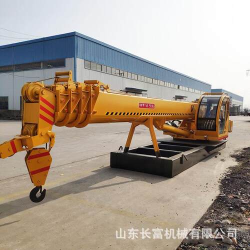 码头船吊车小型固定式液压起重机器船用甲板吊机液压克令吊起重机