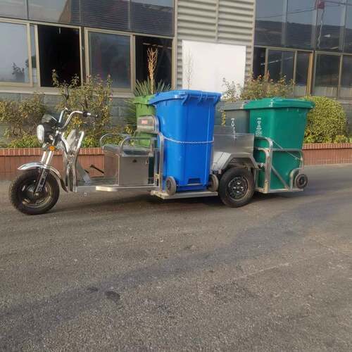 电动不锈钢垃圾桶清运车商场饭店垃圾转运车道路街道环卫车