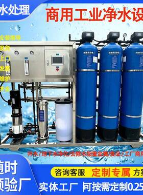 食品厂反渗透净水设备工业纯水机食品加工纯净水设备全自动运行