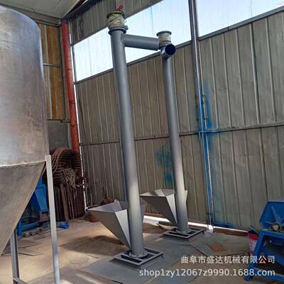 165mDS-LXm螺 管径垂直上料提旋提升机加厚龙叶片输送机粮食自蛟