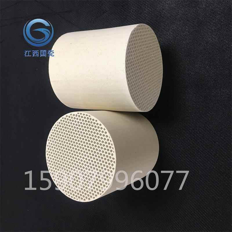 多孔圆柱蜂窝陶R瓷蓄来热体刚玉莫石GC0-XT103GC-XRT102蓄热式炉