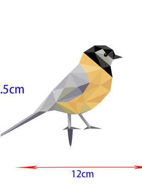 跨新款工春天群鸟亚克力品  008彩色花园艺术挂件红鸟艺艺境术品