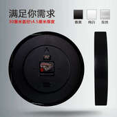 时钟挂钟客厅 饰挂钟简约芭蕾会墙金属跳舞教室钟静音 现代舞蹈装