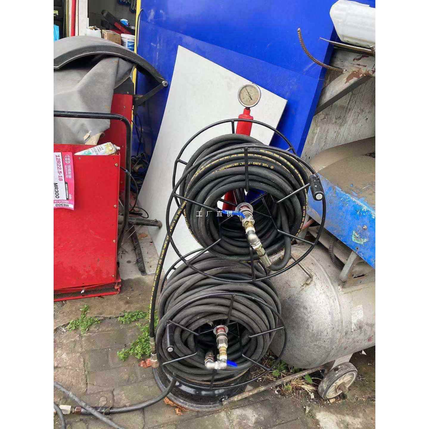 线YW风炮盘管器气管绕盘风管工具补F87H758T胎绕线架子大跑促销器