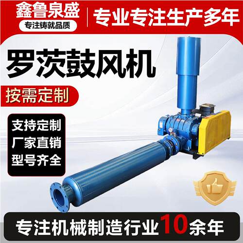 曝气罗茨鼓风机气力输送负压输送反冲洗污水处理水产养殖罗茨风机