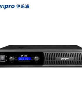 功放KA-600两通道600W专业纯后级功放带显示屏功放600W*2K歌功放