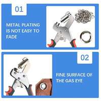 Metal Air Hole Rivet Plier Handheld Hole Punch Grommet thumbnail 5