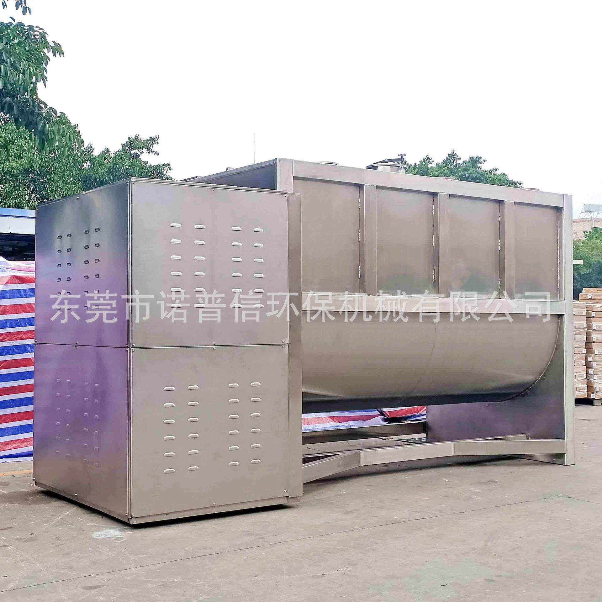 卧式搅拌机双螺带粉体混合机厂家 不锈钢卧式塑胶颗粒加热拌料机