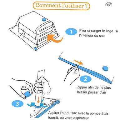 Vacuum Bag Foldable Compressed Storage Bag Seal Bags