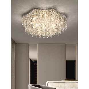 轻奢吸顶灯水晶灯大气客厅灯网红主卧室灯餐厅灯感房间灯