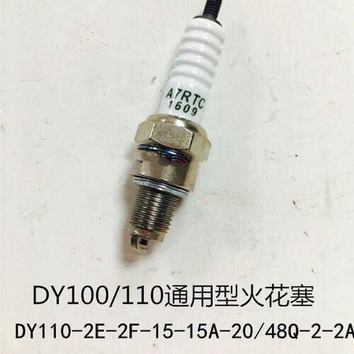 适用大阳机车弯梁DY100/110-2E-2F-15-15A-20A/48Q-2-5火花塞火嘴