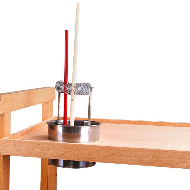 实木画车油美术生专用移可动工具177车画具三层画颜料收油纳推车