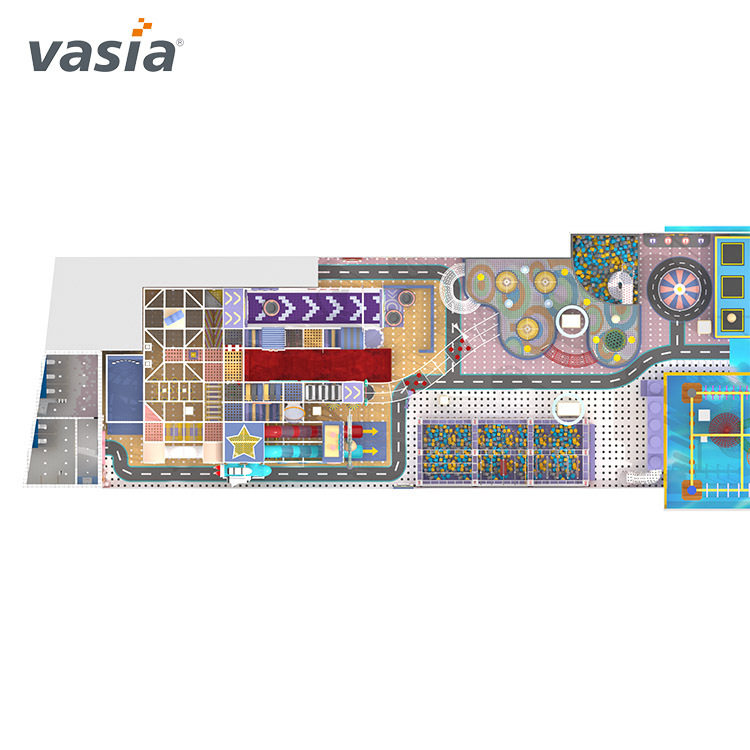 淘气乐堡室内早教儿大型设蹦床园不锈钢滑梯施游场的器VS1-1812材