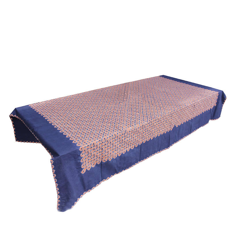 TD61民族风双色套染桌布扎染棉布工艺装饰特色茶几布礼品台布盖布