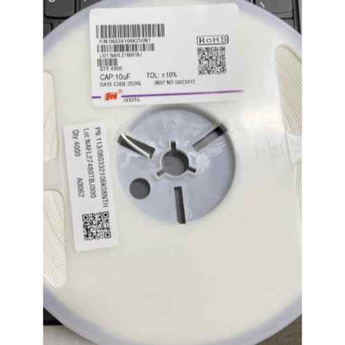 风华陶瓷电容0603 10UF 106K X5R 6.3V 10V 16V 25V10% 106P包邮