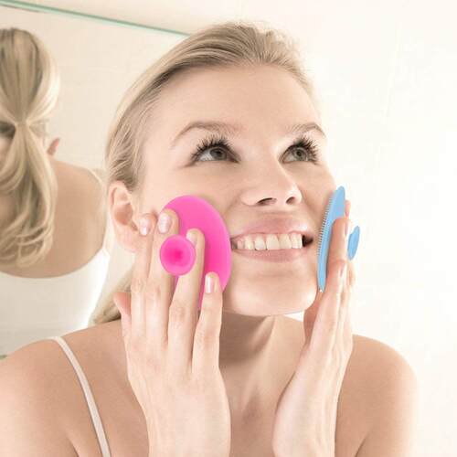 Face Scrubber Silicone Facial Cleansing Brush Pad Scrub