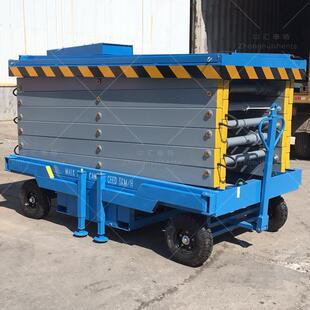 4ZTCY 高空作业设g备 10移动剪叉移升降平台米500k升降机动式