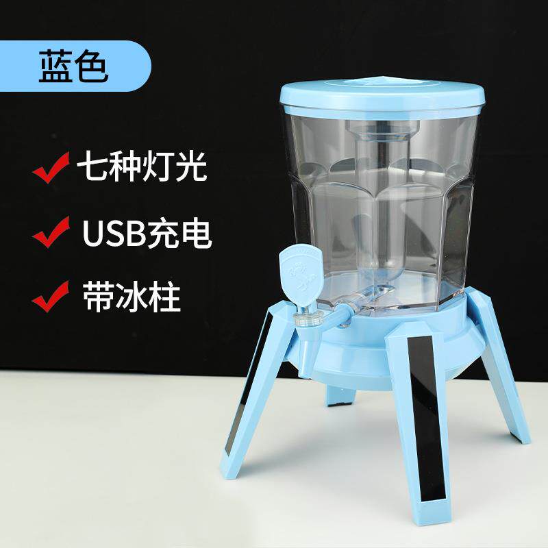 餐吧酒塔鸡尾酒造型酒炮夜店发光啤壶酒吧果汁啤酒商用小胖吨酒桶