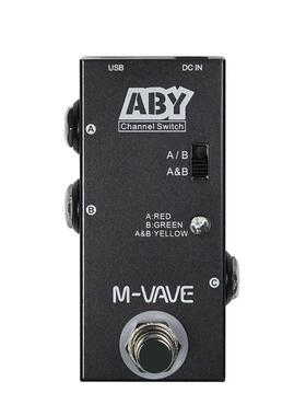 M-VAVE路线选择器ABY音频分线器吉他效果器线路AB盒选择单块踏板