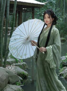新中式防雨油纸伞古风女道具雨伞古典汉服旗袍拍照战国袍古装伞