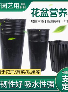 营养钵育苗杯加厚黑色塑料育苗袋营养杯育苗盆