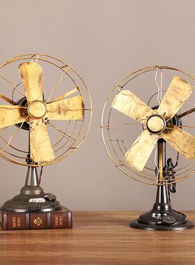 复古铁风扇7123B模艺型玄关橱装窗陈列饰品怀旧工艺品影楼道具工