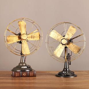 复古铁风扇7123B模艺型玄关橱装 窗陈列饰品怀旧工艺品影楼道具工