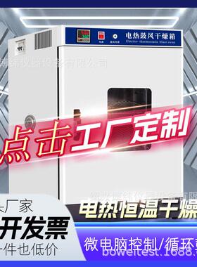 博纬厂家电热恒温鼓风干燥箱小型温工业用烤箱商用实验室