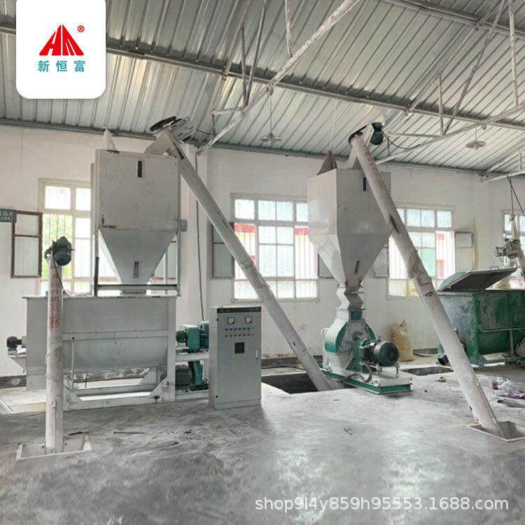 效粉状饲料生产线肉鸡饲料厂养殖场通用占地小操作简