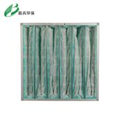 F6效率绿白棉中过滤过 595 效气滤器厂家直销中效袋式 过空滤器595