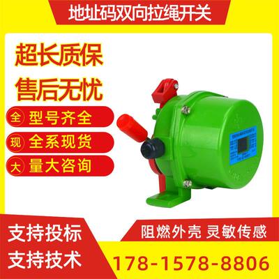 KLT2-2地址码拉绳开关带地址码控制箱急停开关