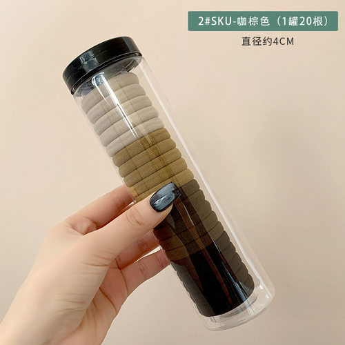 橡皮筋罐装皮筋弹力耐用马尾发网