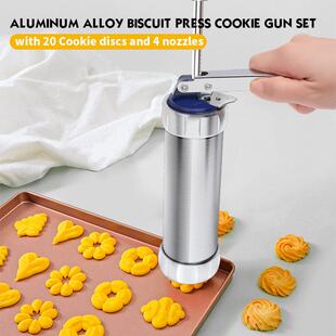gun baking nozzle alloy bag piping cookie mold aluminum tool