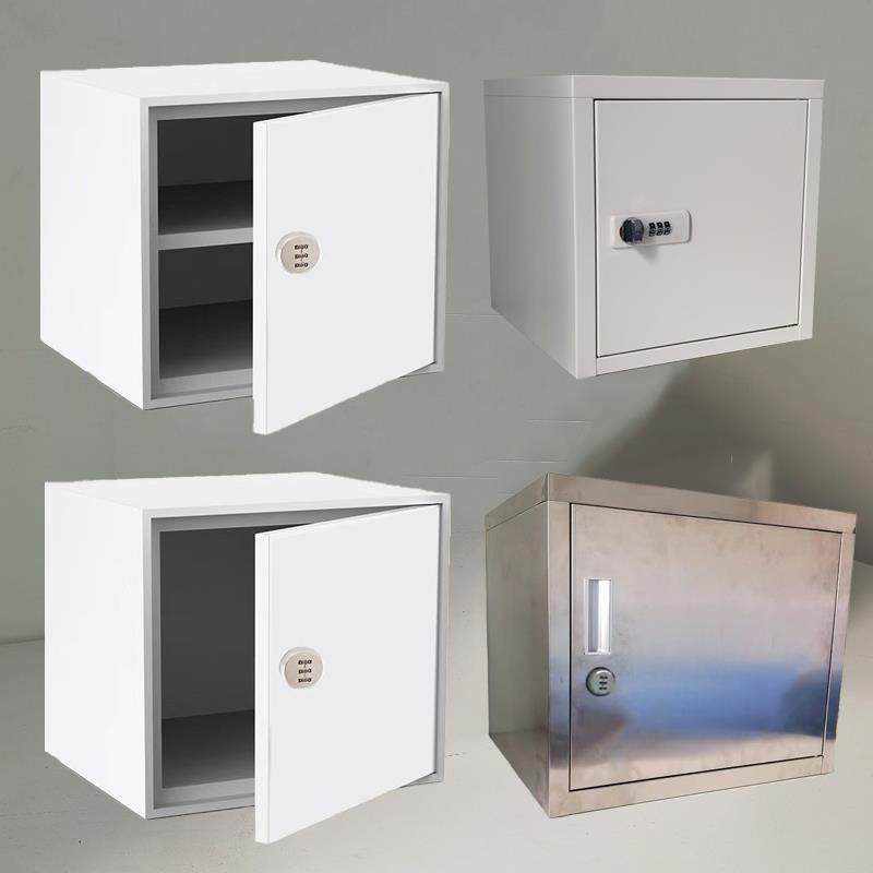 密码锁单门小型文件柜食品添加剂专用柜挂上墙资料柜不锈钢储物箱
