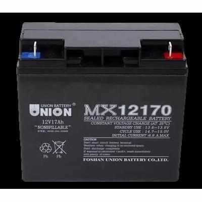 友联蓄电池 MX17-12 阀控式直流屏太阳能消防船舶12V17AH后备应急
