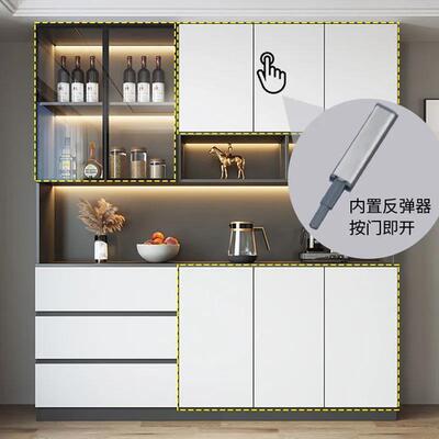 餐边柜酒柜一KOR体壁柜地靠墙简储约家用客纳厅物柜落高柜收柜