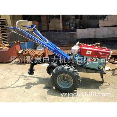 扬州聚泉牌5T吨8吨新款 手扶绞磨机手扶绞磨50kn牵引机电缆铺设