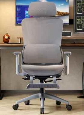 电脑家用F001可躺升降椅子布网职员会椅议椅椅办公椅人椅体工学椅