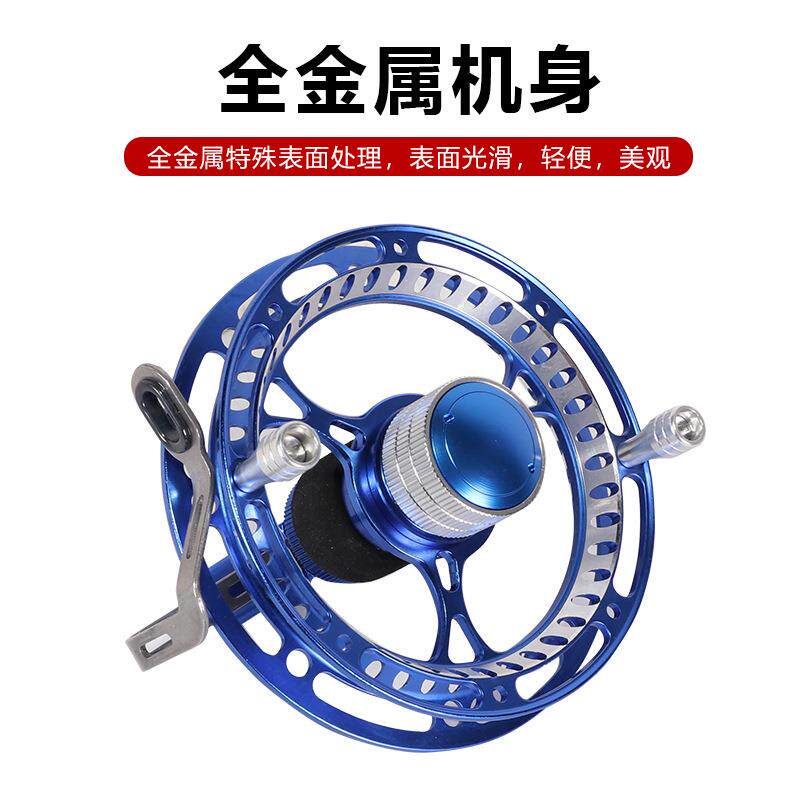 新款直销风火轮谷麦轮前打竿专用全金属有声手拨轮前打轮泄力八卦
